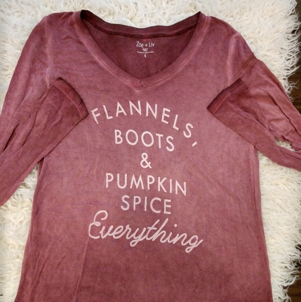 Zoe + Liv Long sleeve Tee Shirt